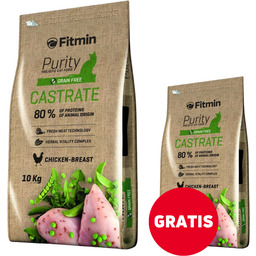 FITMIN Cat Purity Castrate 10 kg + przysmak