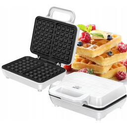 Gofrownica Mpm MGO-25 Duża Moc 1000W Mocna Biała