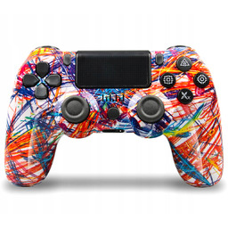 Pad Kontroler Bezprzewodowy Do PS4 Playstation Graffiti Kolorowy