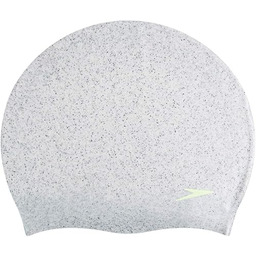 Speedo Damski czepek pływacki z recyklingu, szary/jasny cytrus,