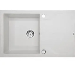 Deante Andante ZQN A113 Granitowy Alabaster Zlewozmywak prostokątny