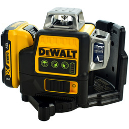 DEWALT DCE089D1G Laser płaszczyznowy 3x360 zielona wiązka, walizka