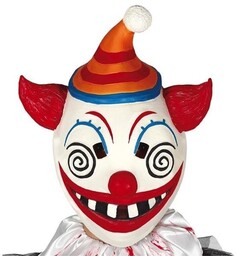 Maska Lateksowa Psycho Klaun