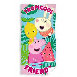 Carbotex, Ręcznik bawełniany świnka peppa 70x140 cm