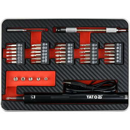 Yato WKRĘTAK PRECYZYJNY 3,6V Z ZESTAWEM BITÓW