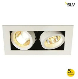 KADUX 2 GU10 kwadratowa, mat. biała, max. 2x50W