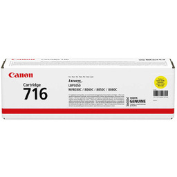 Toner Canon CRG-716Y Yellow do drukarek (Oryginalny) [1.5k]