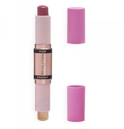 REVOLUTION Blush & Highlight Stick Róż i Rozświetlacz