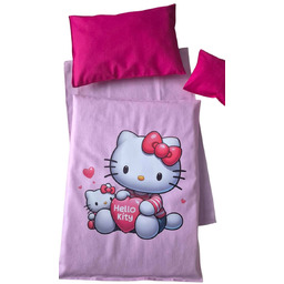 Hello Kitty Pościel dla lalki do wózka łóżeczka