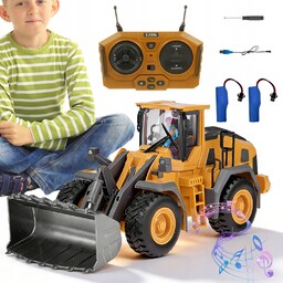 Interaktywny Spychacz Rc Z Dźwiękiem Silnika I Metalowym