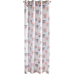 Eurofirany Merry zasłona dziecięca z oczkami w kształcie