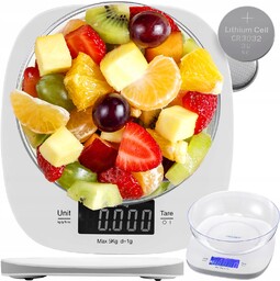 Waga Kuchenna Zelmer Cyfrowa Elektroniczna Z Miską 5KG
