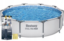Basen Stelażowy Ogrodowy Rodzinny 305x76cm Bestway 56406