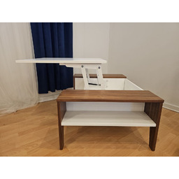 Stolik kawowy PER 101 70 cm podnoszony blat,