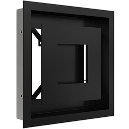 Kratka wentylacyjna kominkowa WIND 22x22 czarna