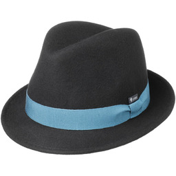 Kapelusz Dziecięcy Filc Wełniany Trilby by Lipodo, czarny,