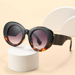 Stylion Okulary przeciwsłoneczne z filtrem UV400 STL32C czarny/panterka