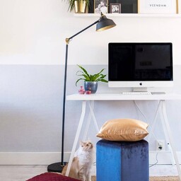 Steinhauer Lampa stojąca Nové, czarny, salon / jadalnia,