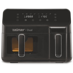 Frytkownica niskotłuszczowa Air fryer ZELMER ZAF9000 Dual 2700