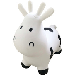 Skoczek Krówka biały