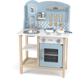 VIGA PolarB Drewniana Kuchnia z Akcesoriami Silver -