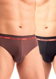 Slipy męskie bambusowe (2pack) sportowy krój z zewnętrzną