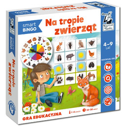 Na tropie zwierząt. Smart Bingo, gra edukacyjna, Kapitan