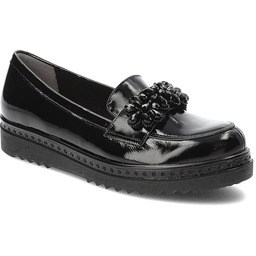 Armodo Czarne Półbuty Skórzane Eleganckie Buty