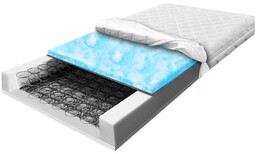 Materac 90x200 sprężynowy bonelowy mięciutka MARSHMALO pianką BONELL