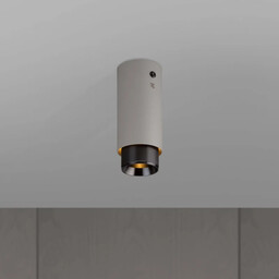 Lampa sufitowa punktowa Exhaust Linear Stalowa Szara