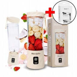 Blender Kielichowy Przenośny BlendyGo 3 Bezprzewodowy 250W Nakrętka