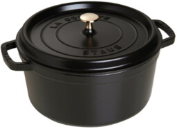 Zwilling Garnek żeliwny okrągły STAUB 40509-485-0 - czarny