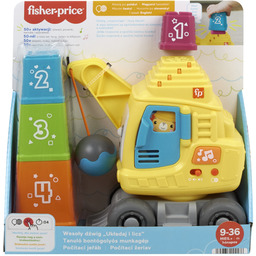 Wesoły Dźwig Fisher Price Zabawka edukacyjna układaj