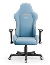 Diablo Chairs X-Starter Gamingowy do 136kg Tkanina Niebieski