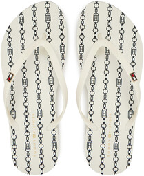 Japonki Tommy Hilfiger FW0FW08518 Biały