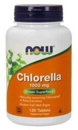 Now Foods Chlorella 1000 mg, 120 tabl.