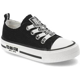 Big Star Czarne Trampki Dziecięce Buty Wsuwane