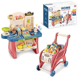 WOOPIE Sklep Supermarket Wózek na Zakupy Lody Słodycze