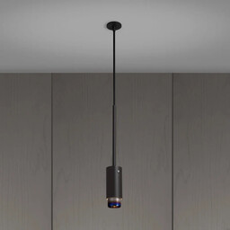 Lampa wisząca punktowa Exhaust Linear Stalowa Grafitowa