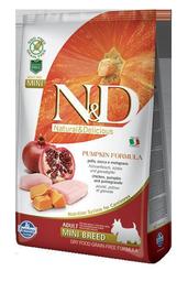 N&D Pumpkin Dog Adult Mini Chicken/Pomegranate Grain-free -