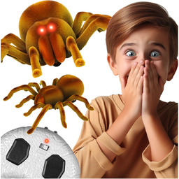 Zdalnie Sterowany Realistyczny Pająk Tarantula LED na Podczerwień