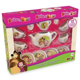 Smoby zestaw porcelanowych filiżanek Masza i Niedźwiedź