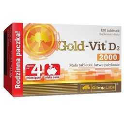 Olimp Gold-Vit D3 2000, 120 tabletek