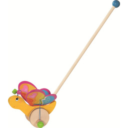 Pchacz drewniany dla dzieci Motyl Labelle Goki 54841