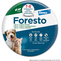 FORESTO Obroża dla kota i psa przeciw kleszczom