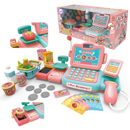 WOOPIE Kasa Sklepowa Dla Dzieci Skaner Waga Mikrofon