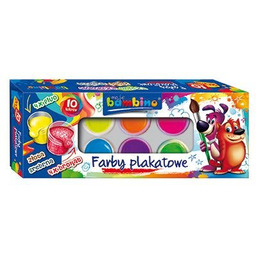 St.Majewski, farby plakatowe, Moje Bambino, 10 kolorów