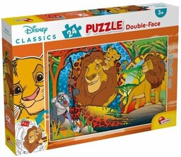 Lisciani PUZZLE DWUSTRONNE PLUS 24 KRóL LEW