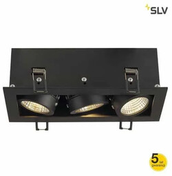 KADUX LED DL SET, prostokątna, mat. czarna, 3x