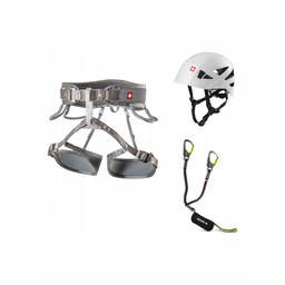Zestaw Via Ferrata Ocun Twist Shard Set Silver/green